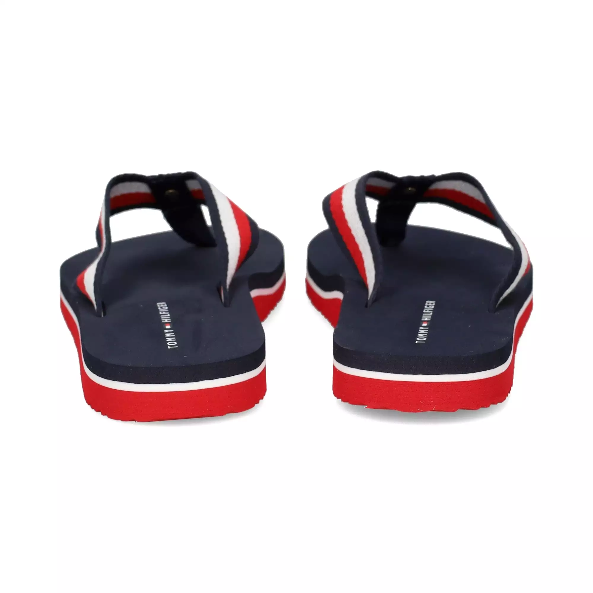 TOMMY HILFIGER Corporate Beach Sandal Navy/Red/White