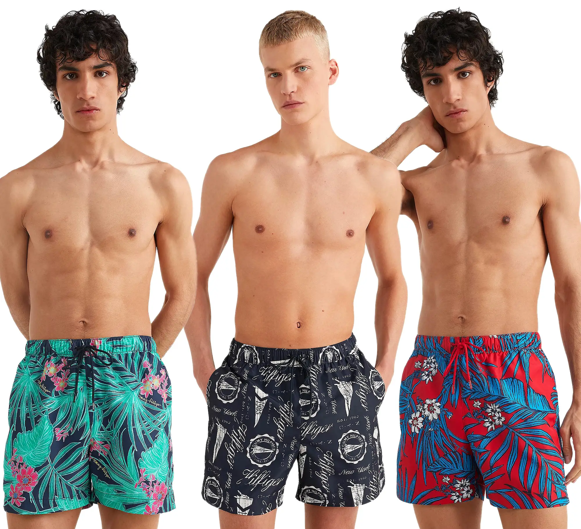 Tommy Hilfiger Mens 'Essential' Floral Print Swim Shorts