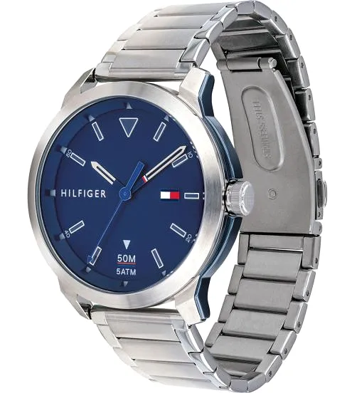 Tommy Hilfiger Mens Watch with Stainless Steel Strap - 1791620