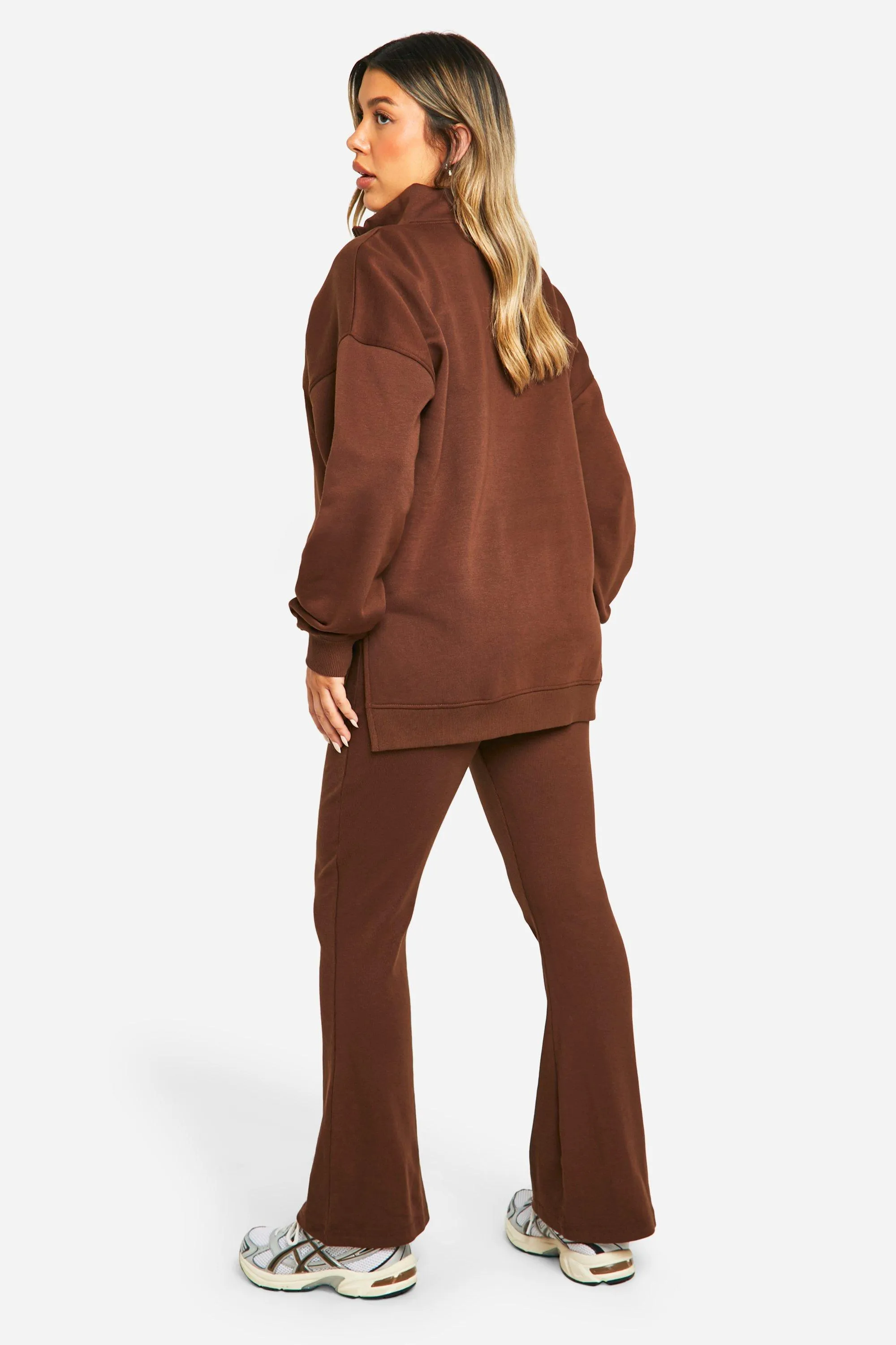 Tracksuits | Maternity Mama Applique Half Zip Sweatshirt And Flared Legging | boohoo