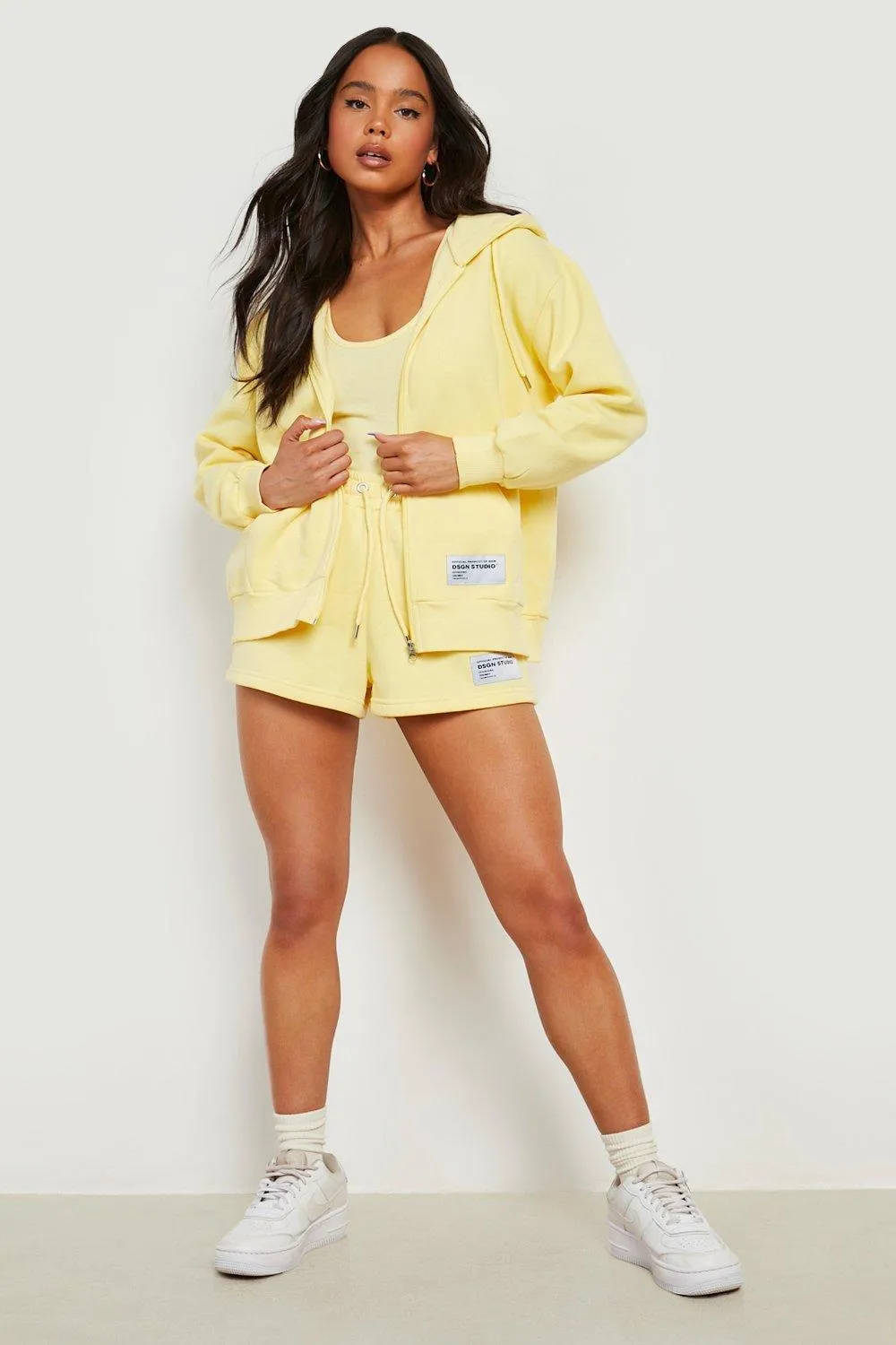 Tracksuits | Petite 3 Piece Bodysuit Short Tracksuit | boohoo