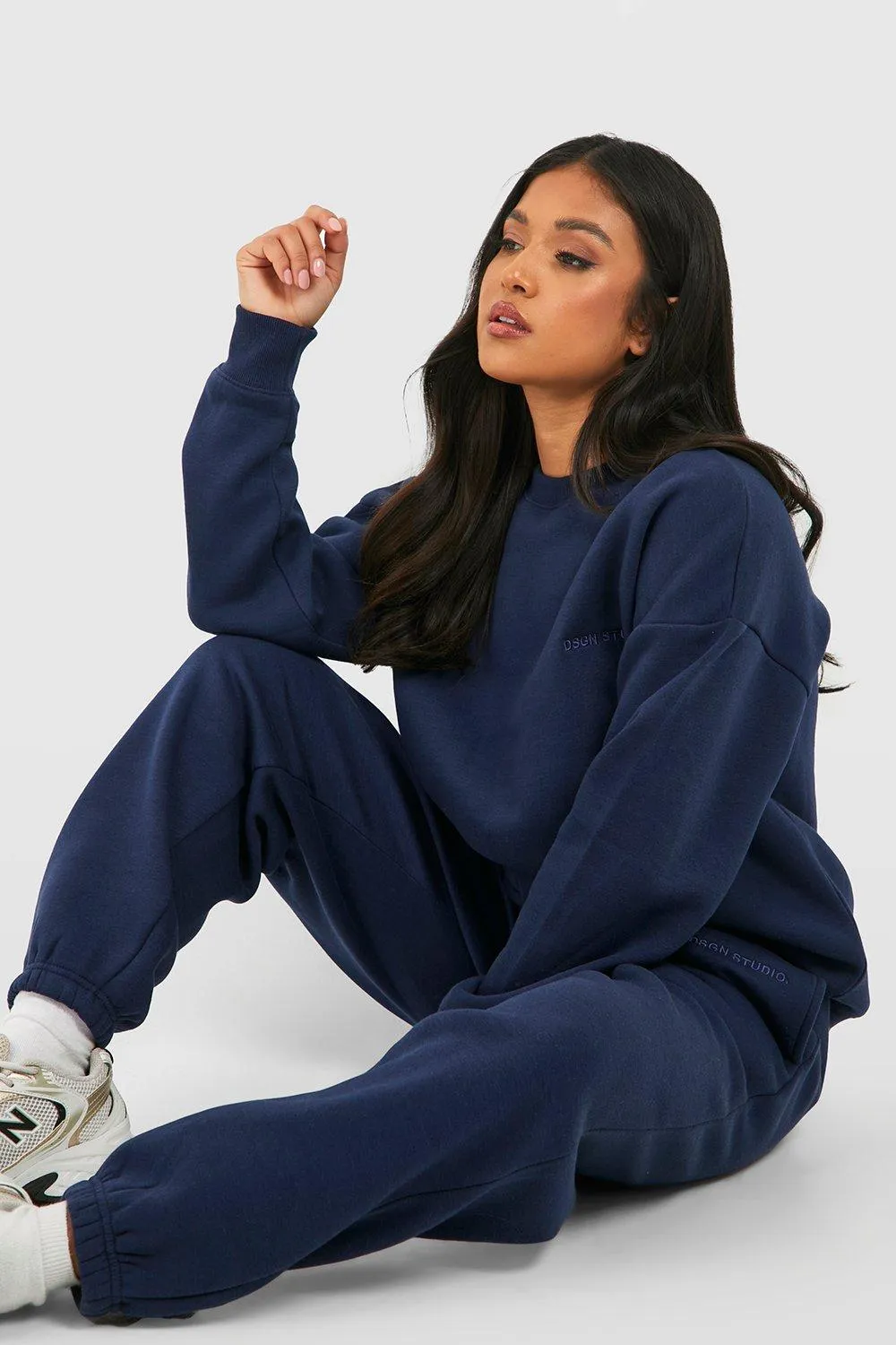 Tracksuits | Petite Dsgn Studio Embroided Tracksuit | boohoo