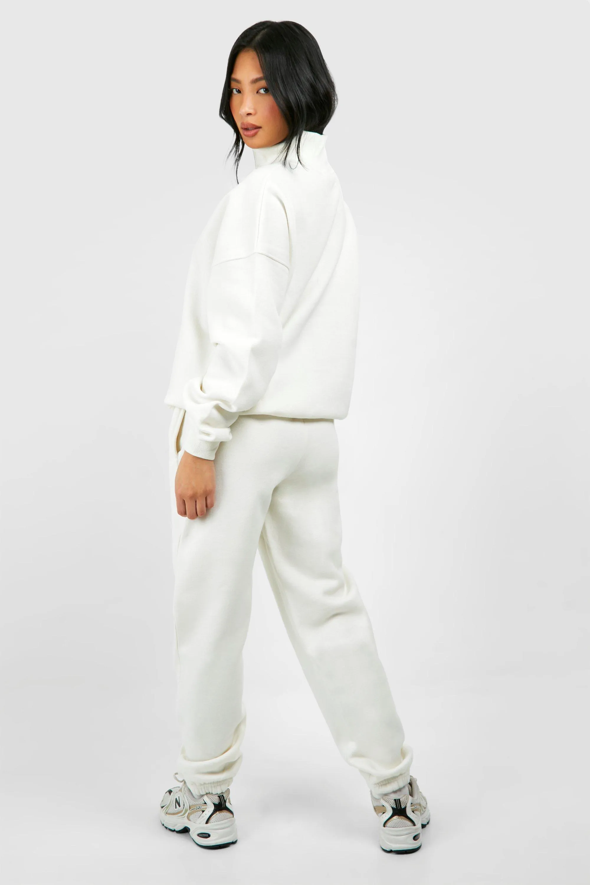 Tracksuits | Petite Half Zip Tracksuit | boohoo