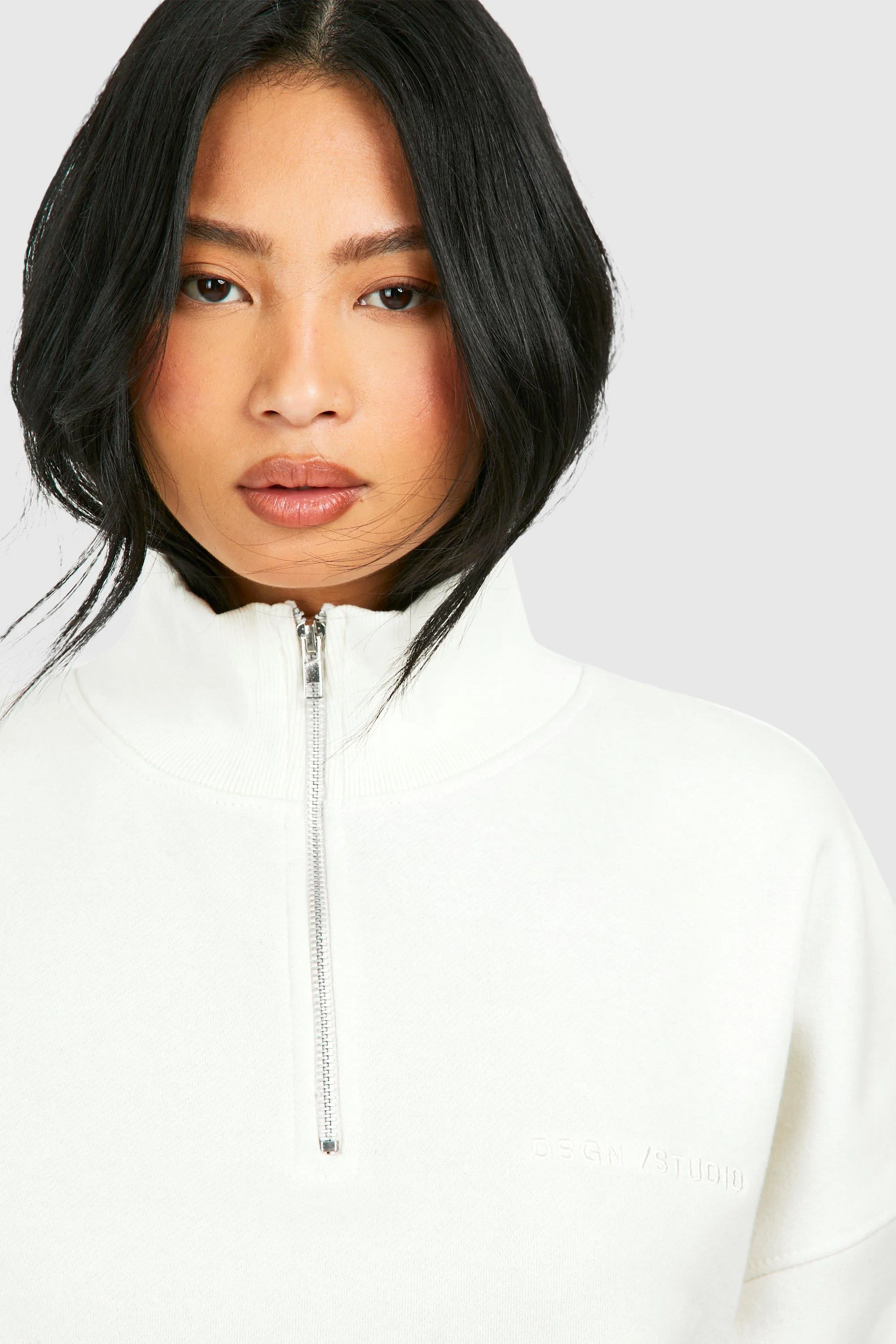 Tracksuits | Petite Half Zip Tracksuit | boohoo