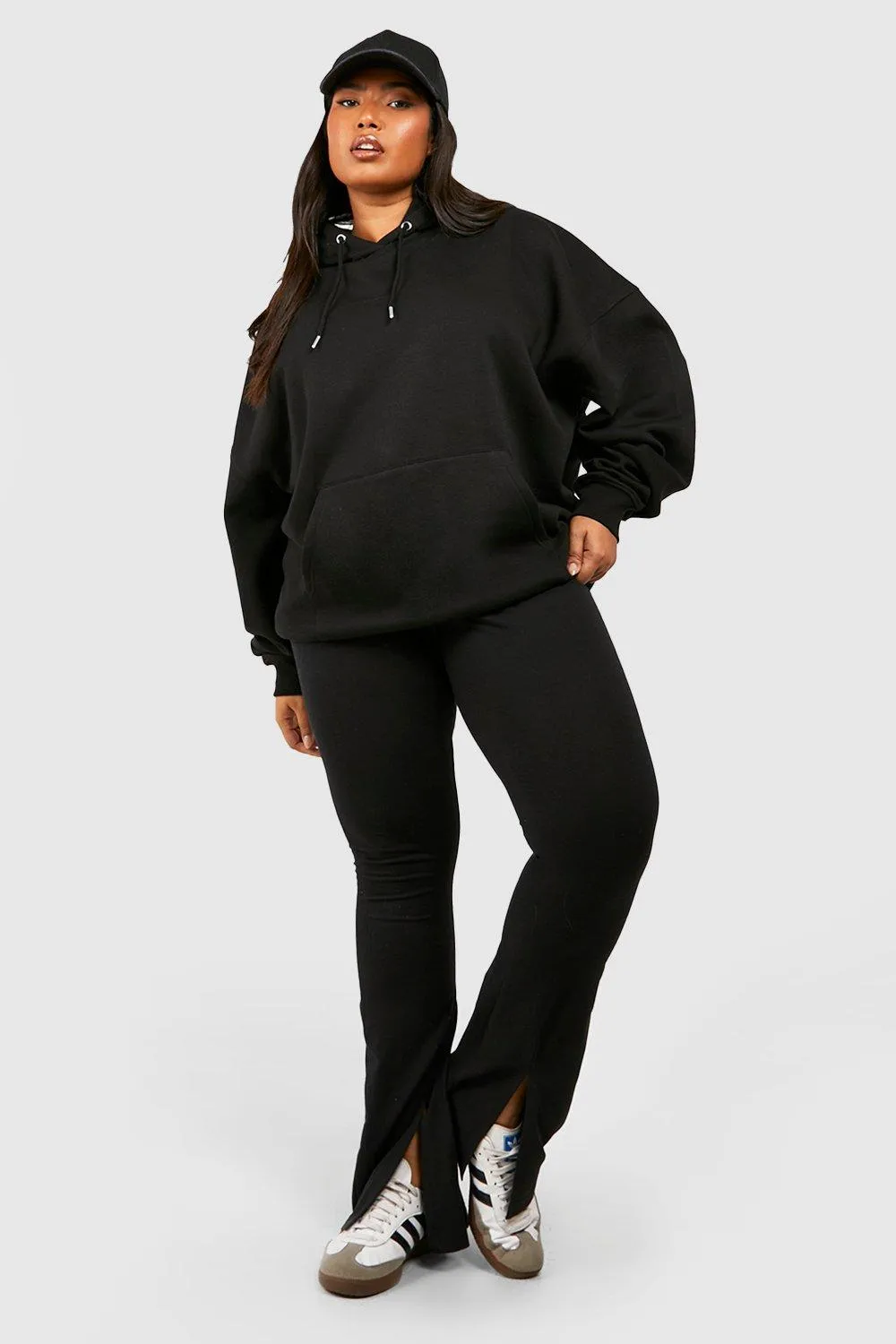 Tracksuits | Plus Blouson Sleeve Hoodie Legging Set | boohoo