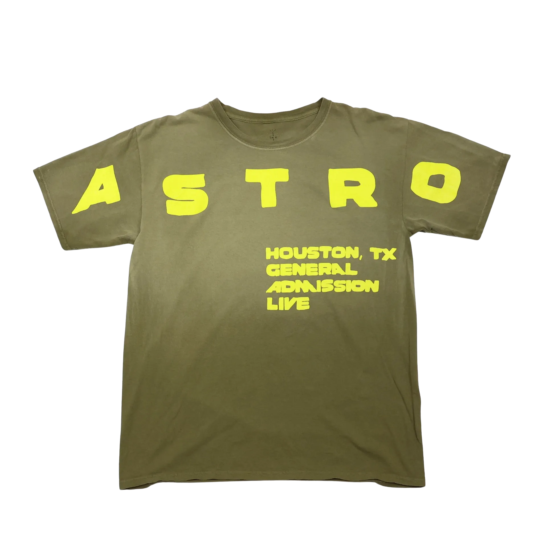 Travis Scott Flaming TV Tee Brown