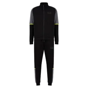 TUTA ATHLETIC COLOUR BLOCK Uomo Nero