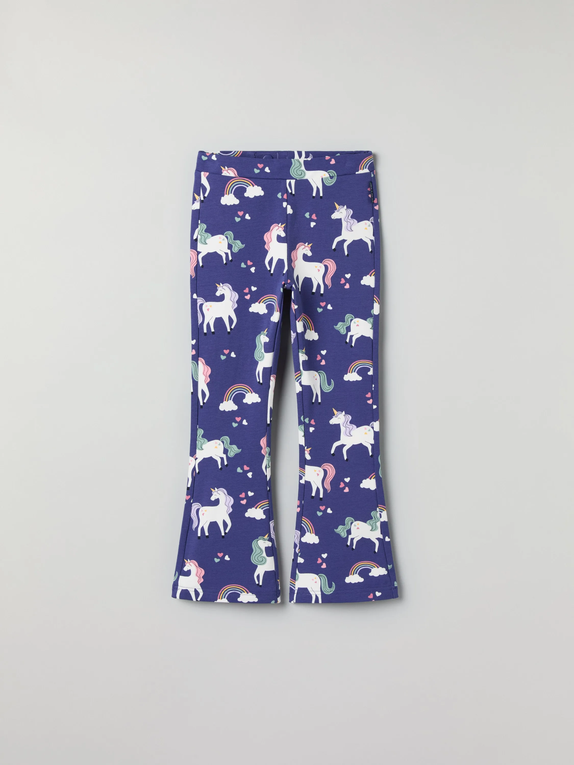 Unicorn Print flared Kids Joggers