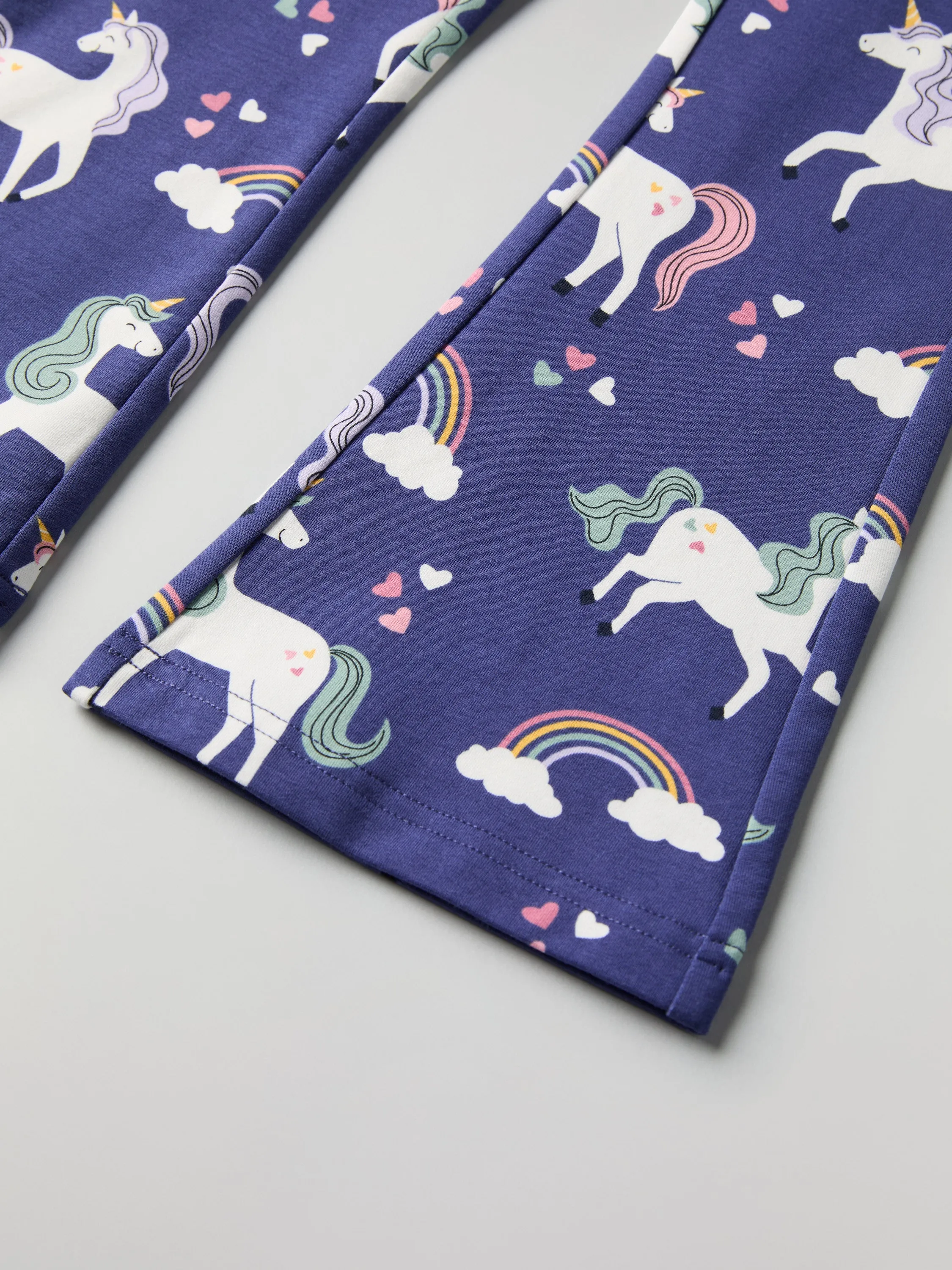 Unicorn Print flared Kids Joggers