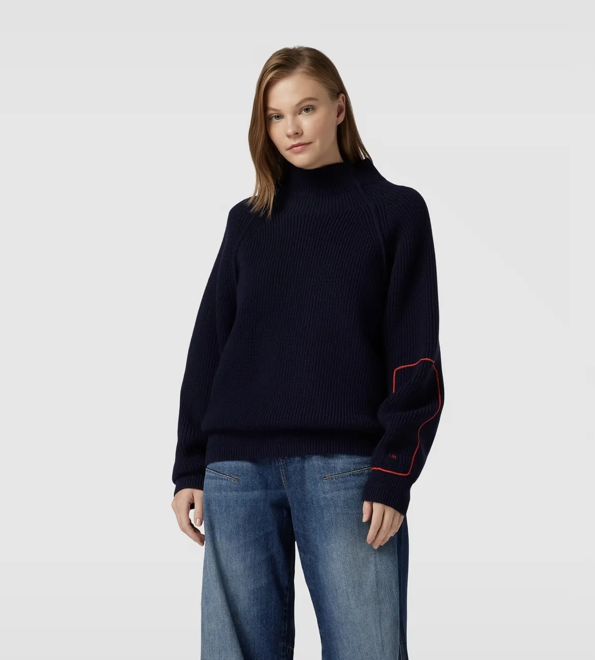 Victoria Beckham  |Casual Style Wool Long Sleeves Plain High-Neck