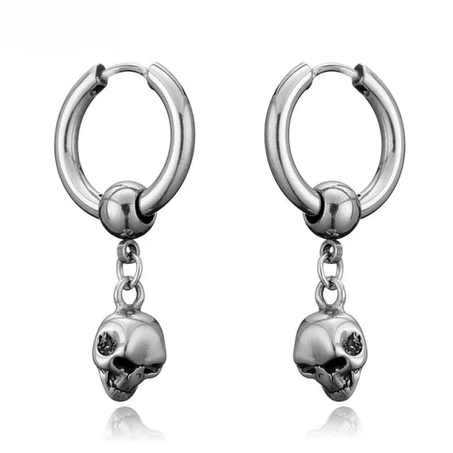 Vintage Skull Earrings