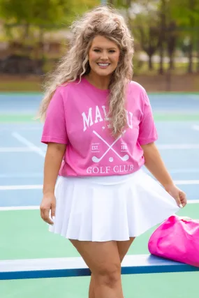 When In Malibu Tee, Charity Pink