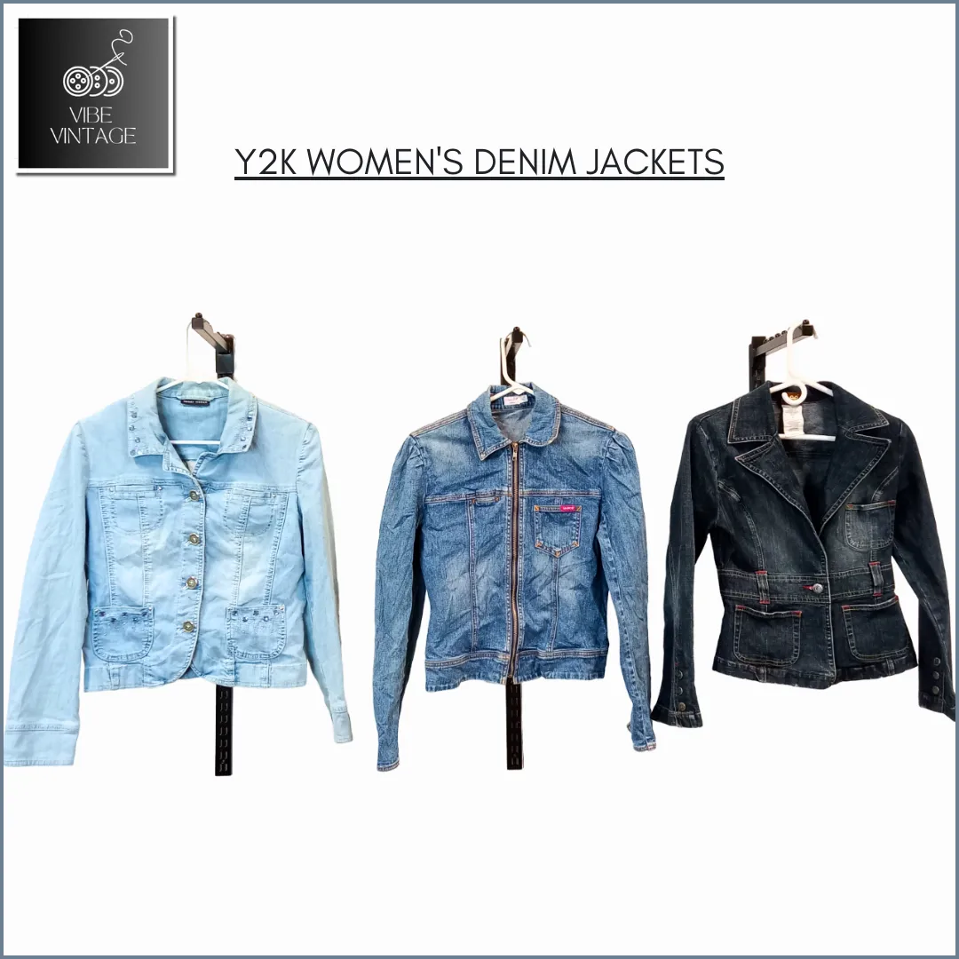 Y2K WOMEN'S DENIM JACKETS - 08 PCS