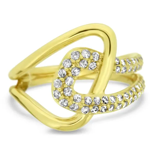 Yellow Gold Diamond Fashion Ring