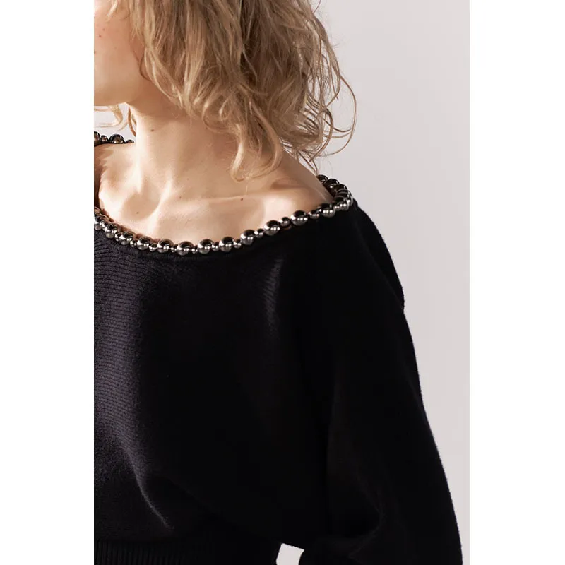 ZARA  |Casual Style Elegant Style V-neck & Crew neck