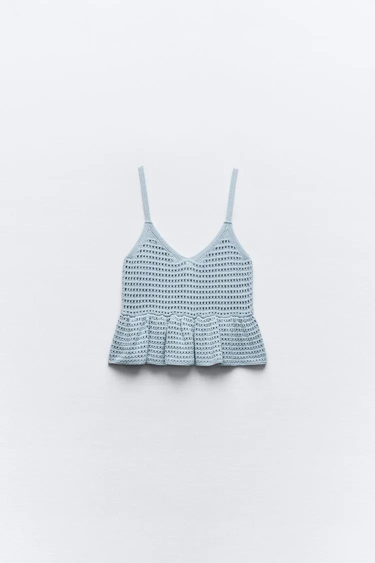 ZARA  |Casual Style Sleeveless Tanks & Camisoles