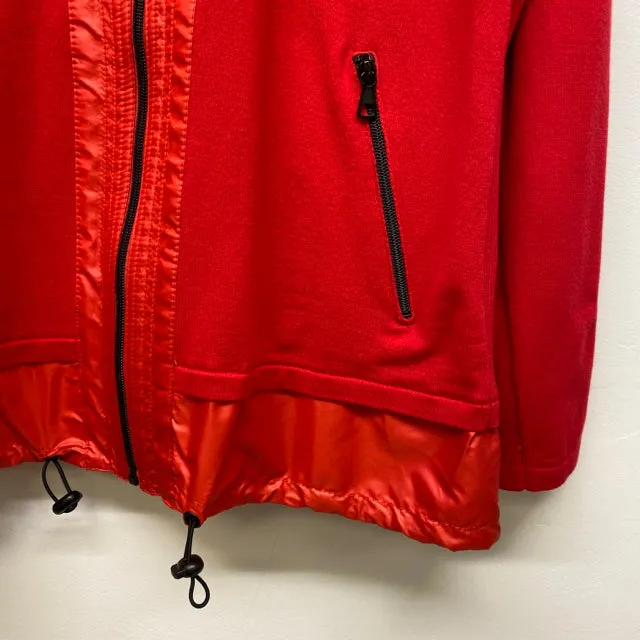 Zenergy By Chico's Women's Size Xl Red Solid Jacket Activewear Top