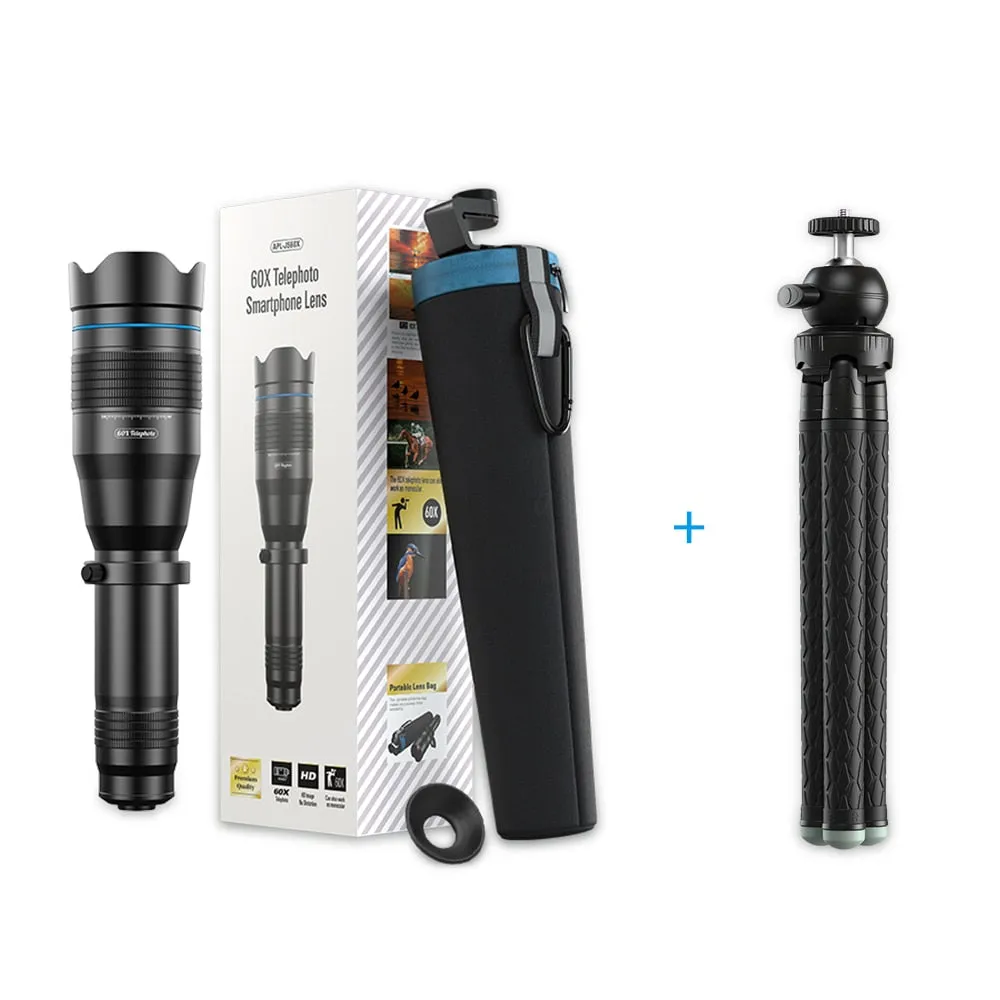 Zoom Monocular + Extendable Tripod With Remote For All Smartphone