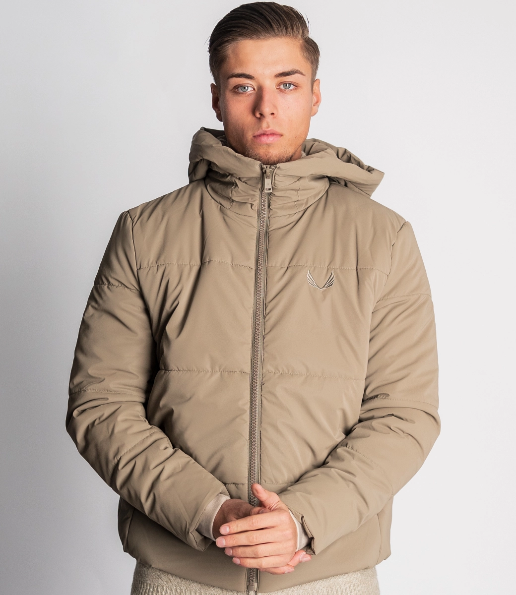 Zumo-Regular-Fit-Coats-THORNAGE-Beige