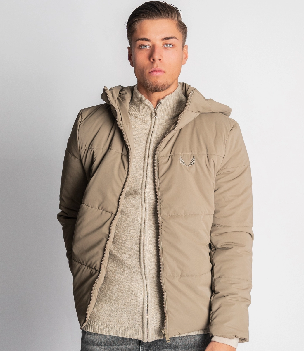 Zumo-Regular-Fit-Coats-THORNAGE-Beige